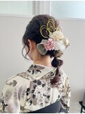 【卒業式】袴着付け/ヘアセット/袴ヘア/袴ヘアアレンジ/着物ヘア