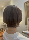 外ハネショートボブ
