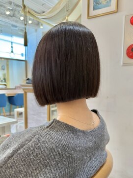 ロンドアベニール 北千住(Lond avenir) イメチェン外ハネボブ美髪ワイドバングレイヤー髪質改善縮毛矯正