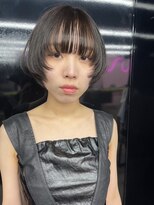 キジ(KIJI) レイヤーボブ/ミニボブ/フェイスレイヤー/グレージュ