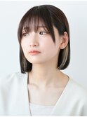 ☆20代30代40代/結べるボブ/ぱっつんボブ/インナーカラー
