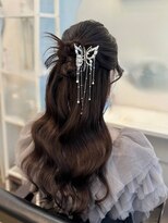 マーリー(marlee)&nbsp;カチモリお団子ハーフアップ