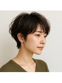 マッシュショートパーマ 20代 30代 40代 50代 60代 髪質改善