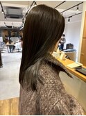 オリーブセミロング【20代30代イルミナカラー/縮毛矯正/髪質改善