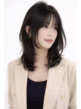 ゲイン(Gain) ショートカット・レイヤーカット×白髪ぼかし