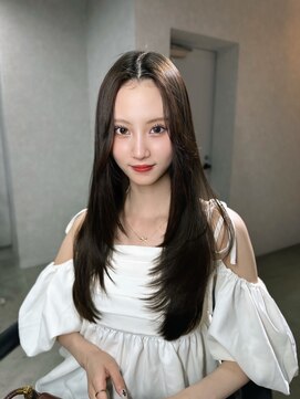 ザシェノンウメダ(THA CHAINON UMEDA) 心斎橋/着物ヘア/大人ガーリー/ダークアッシュ/似合わせカット