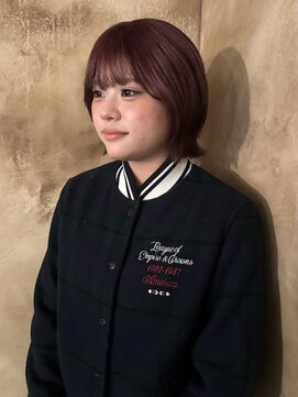 ロット(lot) 【Karen】ピンク×ブラウンのルーツカラー