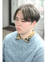 マーズ(MARS)&nbsp;刈り上げセンターパート×グレージュカラー/ダブルカラー