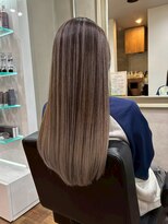 ヘアプレイスソル (HAIR PLACE SoL)&nbsp;ブリーチカラー/アッシュベージュ/ストレートヘア