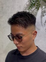 アポロ 横浜駅店(apollo)&nbsp;MEN’S HAIR/サーフカール/刈り上げセンターパート/ブリーチ