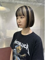 エルミタージュ(HERMITAGE) ハッシュカット×デザインカラー