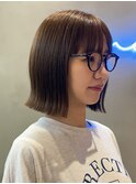 大人ガーリー/レイヤーショート/ボブ/20代30代縮毛矯正/横浜