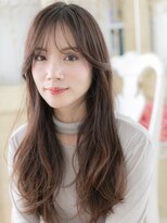 大波純一美容室パーティハン&nbsp;グレーベージュゆるふわフェアリーレイヤーa小山10代20代30代