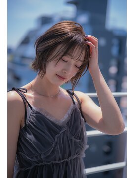 サロンドミルク 新百合ヶ丘店(salon de MiLK) 切りっぱなしボブ (新百合ヶ丘)