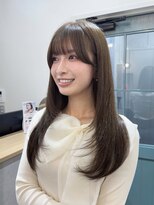 hyon myon/RISEbyREVO 綾瀬店【ヒョンミョン】&nbsp;ハッシュカット/デザインカラー/グレージュ[綾瀬駅/韓国ヘア]
