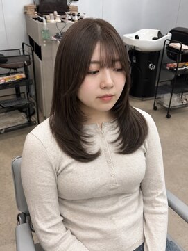 シエテ 津田沼(Siete) ダークパープル/ナチュラルショート/夏のヘアアレンジ/津田沼