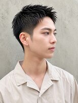 フレイムス ヘア アンド リラックス 高崎駅西口店(Frames hair&relax)&nbsp;黒髪ツーブロックスパイキーショート