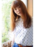 【throw color】グレージュルーズウェーブ
