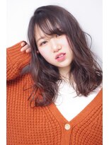 ヘアリゾート リアン(hair resort Lien) シースルーバング＋ゆるふわミディ