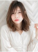 『ROMA』大人かわいいふわ揺れ巻き髪風デジタルパーマセミディ