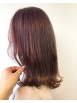 ヘアメイク オブジェ(hair make objet) 韓国スタイル　ピンク