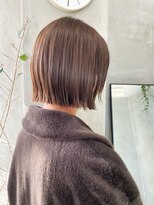 テトヘアー(teto hair)&nbsp;イルミナカラー切りっぱなしボブ外ハネボブストレート