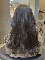 ヘアアンドメイク シークネクスト(HAIR&MAKE SeeK NEXT)&nbsp;ゆるふわカール×暗髪 モカブラウン