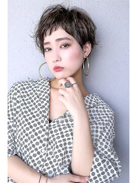 ブラン 栄(Blanc) 【Blanc/栄】エアリーショート/斜めバング/アシメショート