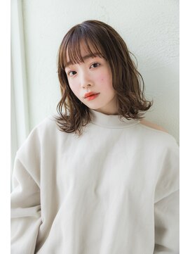 ミットバイツリー 新宿南口(mit by tree) アッシュブラウンルーズパーマ