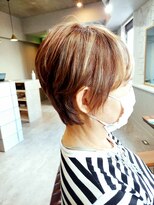 トラリ ヘアーメイク(Torali hair make) 透明感のあるハイライトショートカット