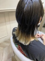 エル(EL by green)&nbsp;(akiko)マッシュウルフ×グラデーションブリーチカラー