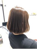 ふわふわ系ワンカールボブスタイル