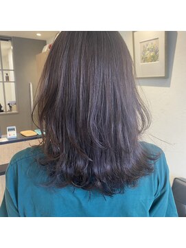 アルマヘアー(Alma hair by murasaki) ◎レイヤースタイルのダークラベンダーカラー◎