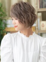 カバーヘア ブリス 上尾西口店(COVER HAIR bliss)&nbsp;韓国風ショコラアッシュ小顔くせ毛ショートc5上尾20代30代40代!