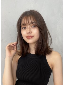ノイ(noi) ロブヘア　ミディアムヘア　鎖骨ミディアム　レイヤーカット