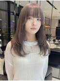 《keen×カネコ》まろやかラベンダーグレージュ×レイヤーカット