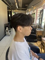 アイズ 海老名(AIZU) センターパート ニュアンスパーマ カルマパーマ