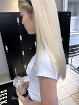 シーク 天神(SEEK)&nbsp;【SEEK 茶木】ホワイトブロンド☆