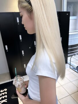 シーク 天神(SEEK) 【SEEK 茶木】ホワイトブロンド☆