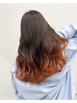 アライブ キチジョウジ(ALIVE Kichijoji) 【ALIVE吉祥寺】オレンジブラウングラデーションカラー