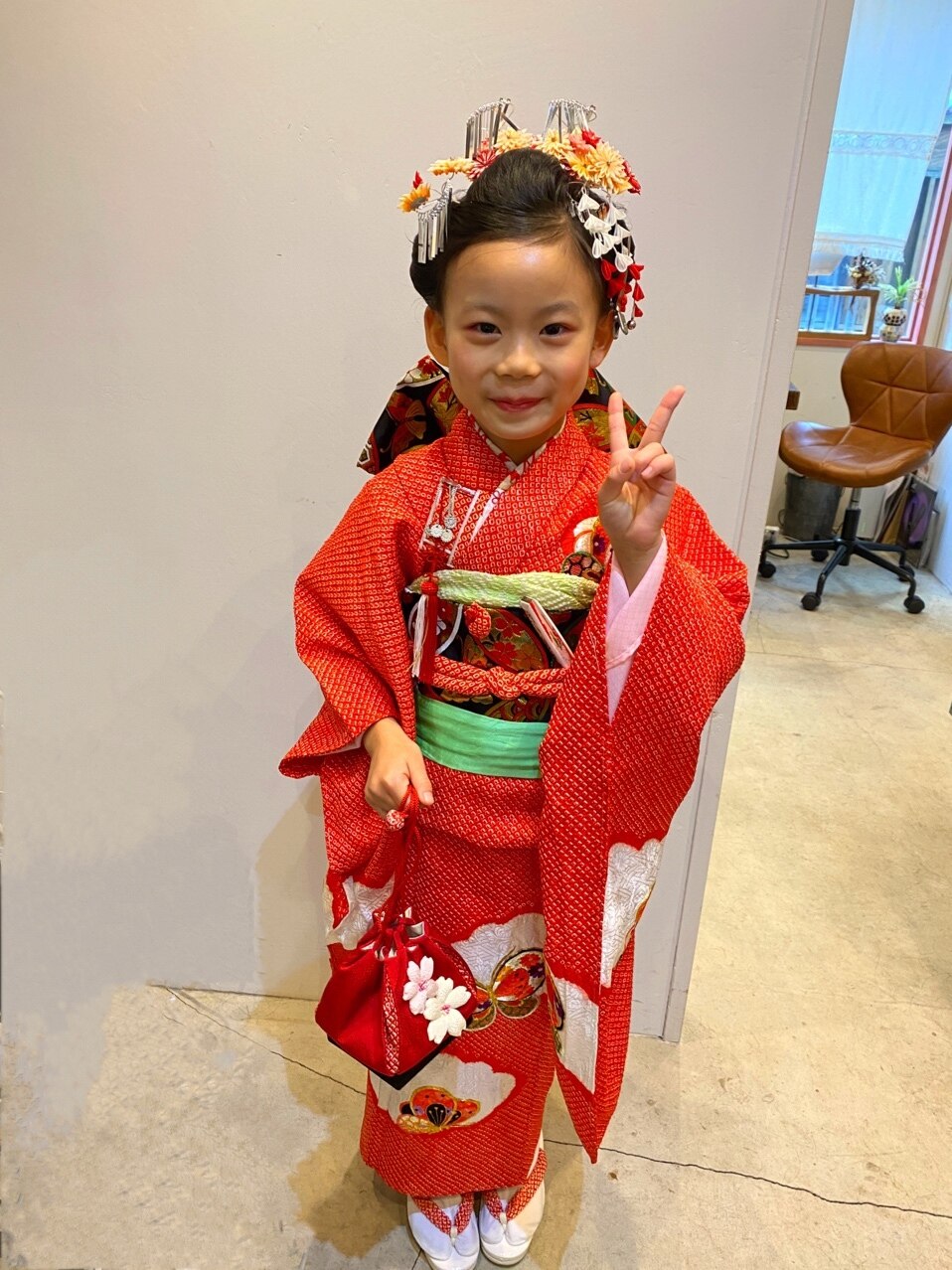 2025年春】七五三着付ヘアセット 日本髪 七五三7歳着付のヘア 2025年春】七五三着付ヘアセット 日本髪 七五三7歳着付のヘア