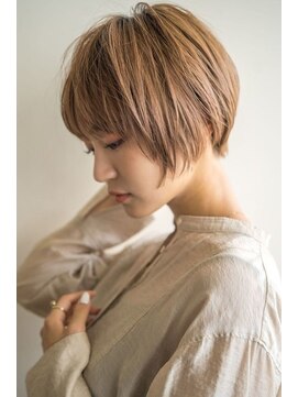 ガレージ バイ グリーン 原宿 表参道(Garage by green) ハイトーン×マッシュショート