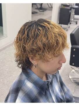 ブライト(BRIGHT) ［BRIGHT］マッシュウルフ×スパイラル［静岡/メンズ/静岡駅］