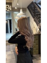 ココモ(KOKOMO)&nbsp;ピンクミルクティーベージュ／エクステ長さだし