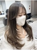 【adept北千住エリ】ザクザクレイヤー×透明感シアーグレージュ