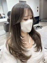 アデプト 北千住店(adept)&nbsp;【adept北千住エリ】ザクザクレイヤー×透明感シアーグレージュ