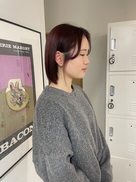 リビング 津田沼(LIVING) ワインレッド/ボブ【津田沼駅】