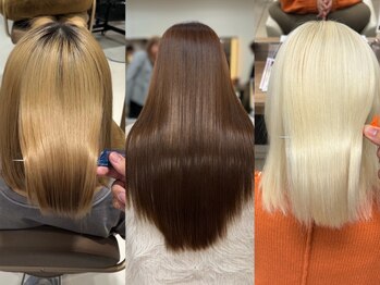 リル 茅ヶ崎(Liru:)の写真/ブリーチ毛/エイジング毛でも髪質改善が叶う酸性ストレート*お手入れ簡単な艶髪に*[茅ヶ崎/学割U24]