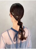 ロングおくれ毛前髪カット美髪_ba537921