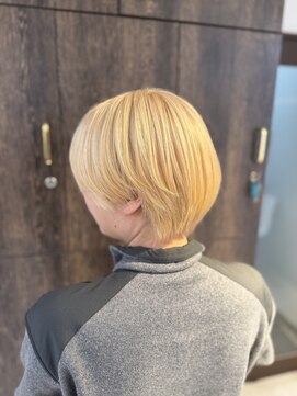 アジールヘア 池袋東口店(agir hair) メンズショート×ブロンドハイトーン　池袋/Ikebukuro